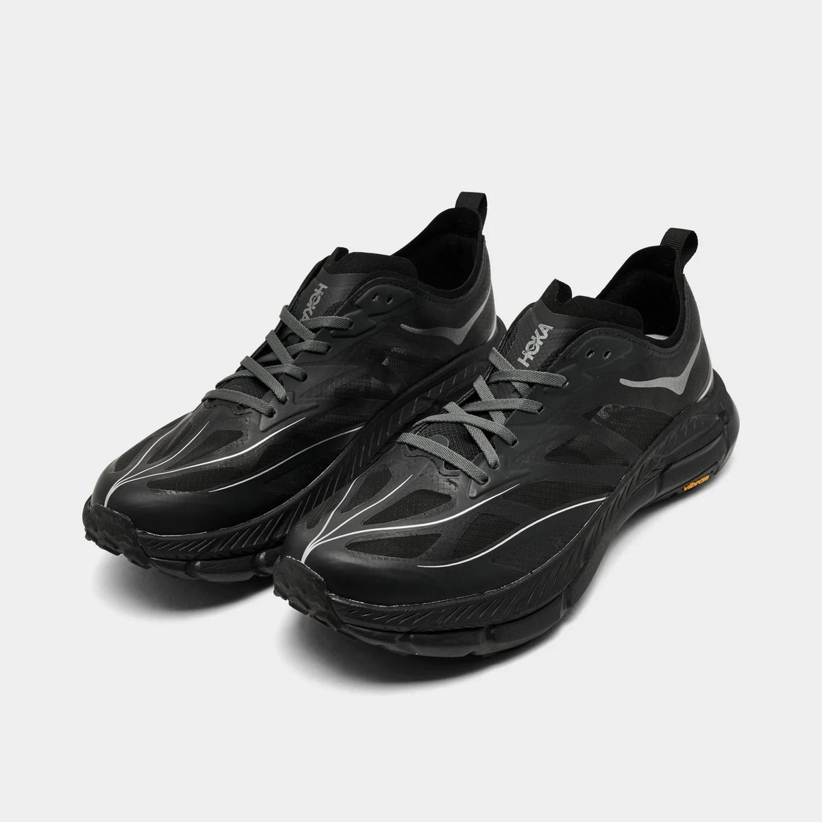 Men's Ripstop Trail-Inspired Casual Sneakers - Black
