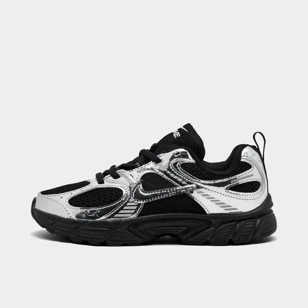 Little Kids' Mesh Stretch-Lace Sneaker - Black