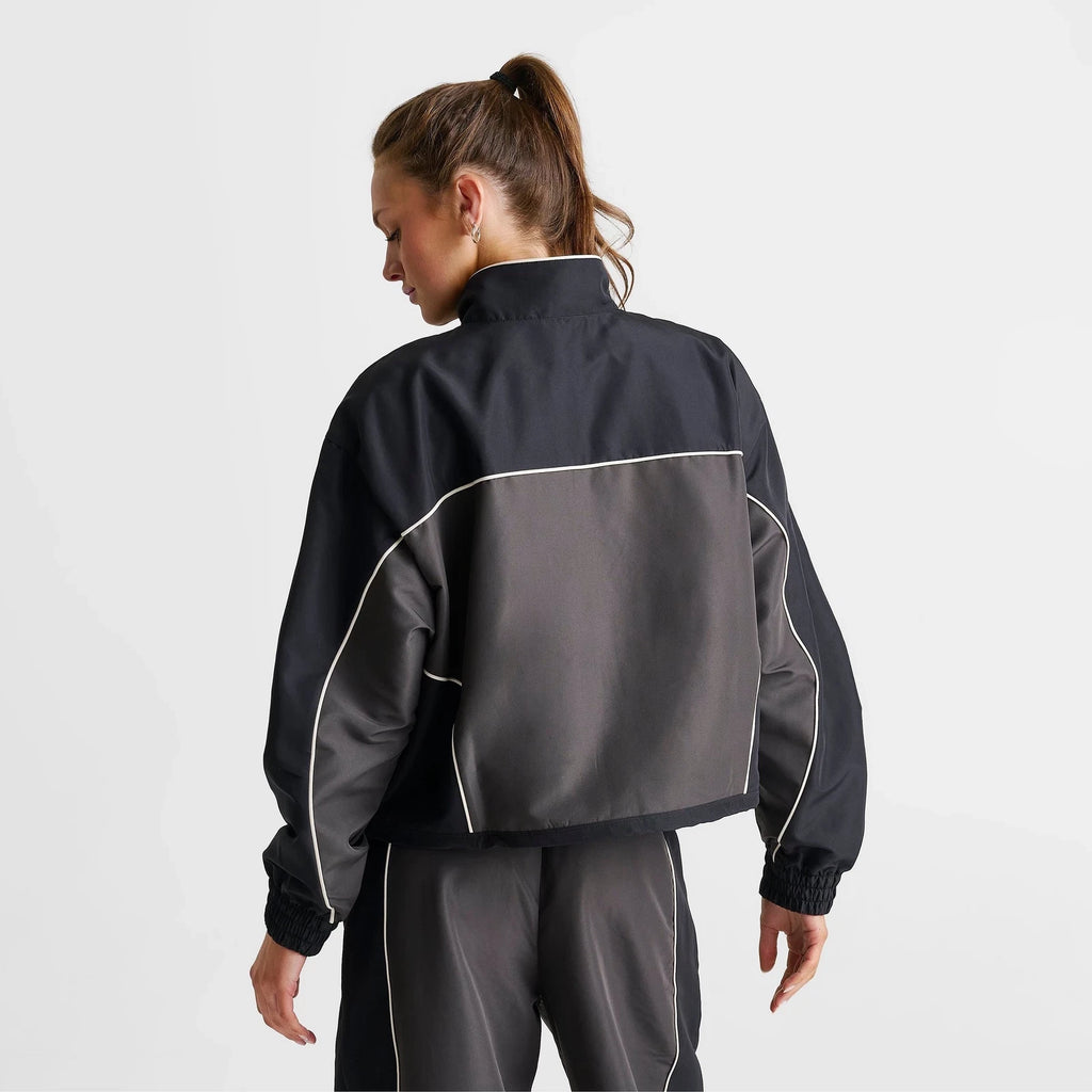 Women's Water-Resistant Woven Zip Jacket