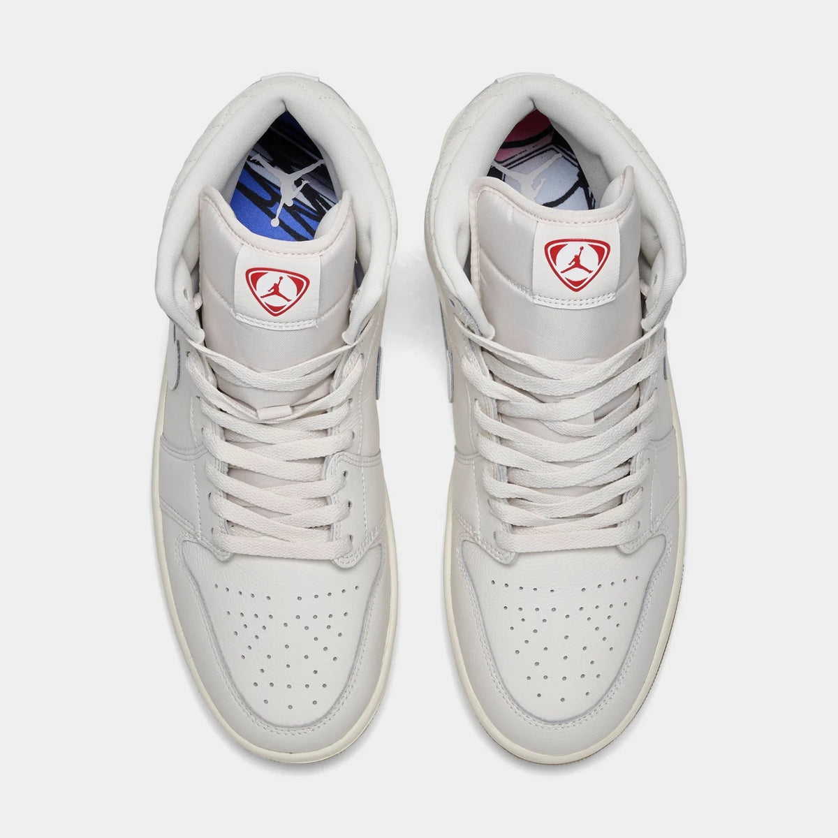 Men's Quilted Mid Top Sneakers