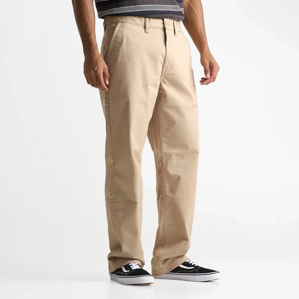 Men's Stretch Straight Chino Pants - Black