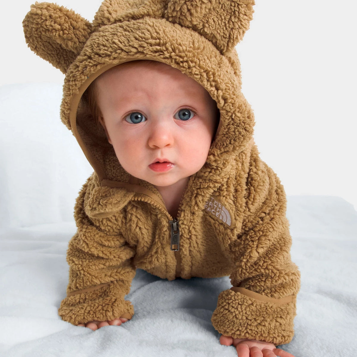 Infant Fleece Full-Zip Hoodie With Bear Ears