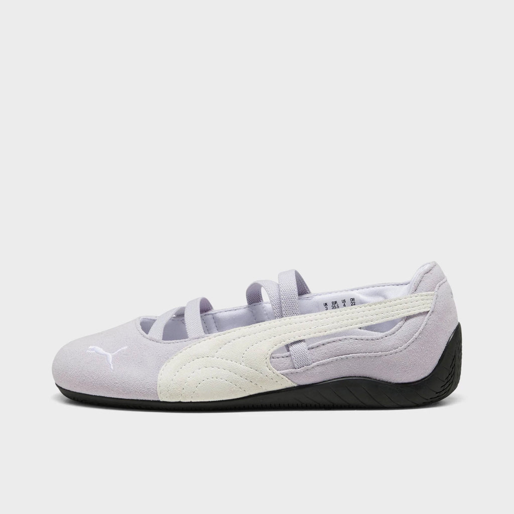 Girls' Napped-Leather Ballet Sneakers