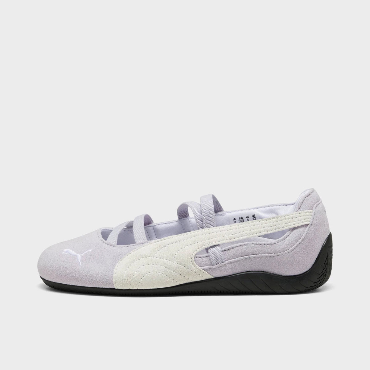 Girls' Napped-Leather Ballet Sneakers
