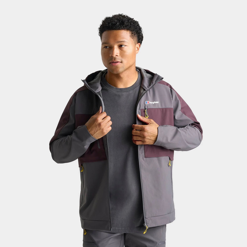 Men's Waterproof Hooded Softshell Jacket