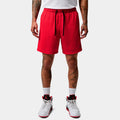 Men's Moisture-Wicking Mesh Basketball Shorts - Red