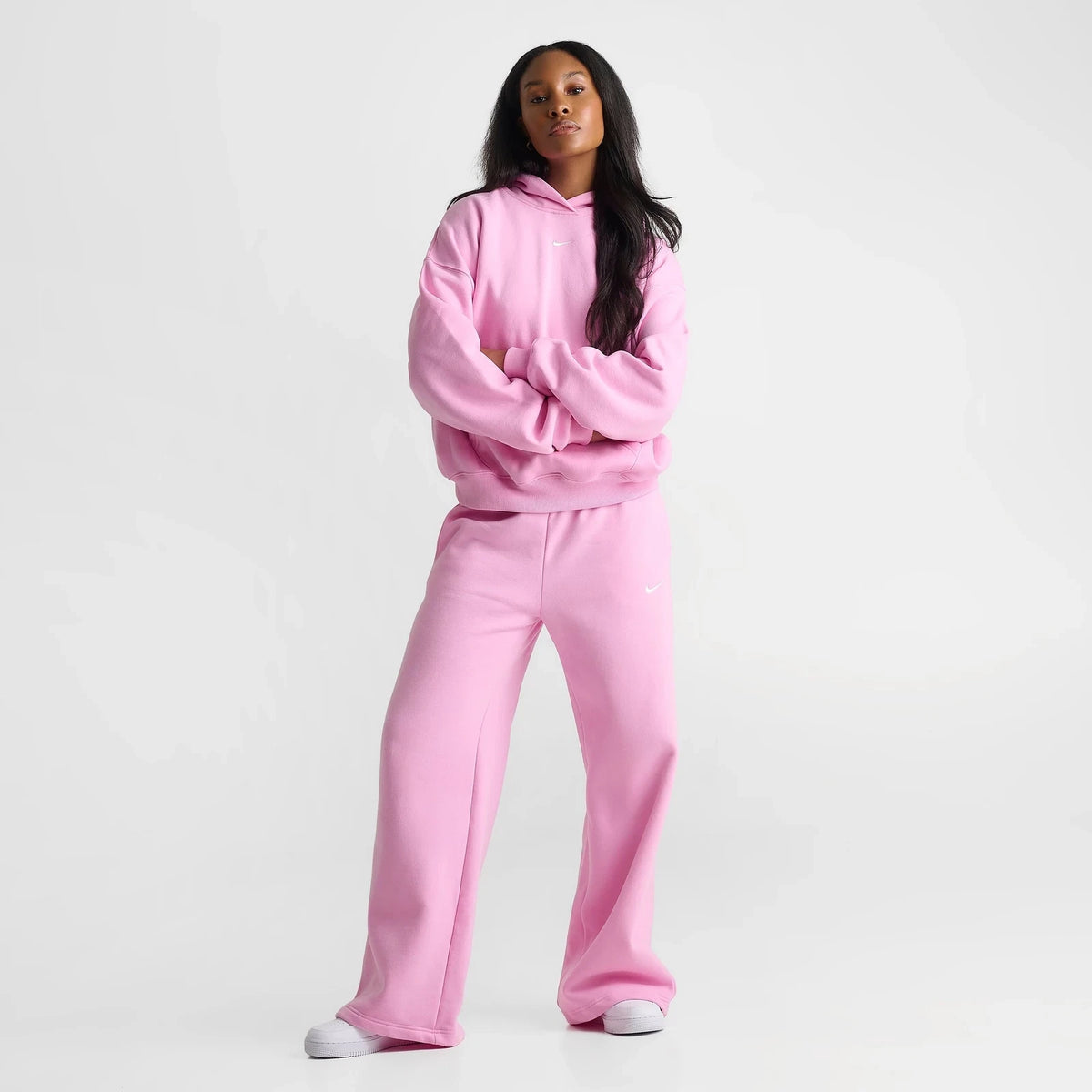 Women's Oversized Midweight Fleece Hoodie