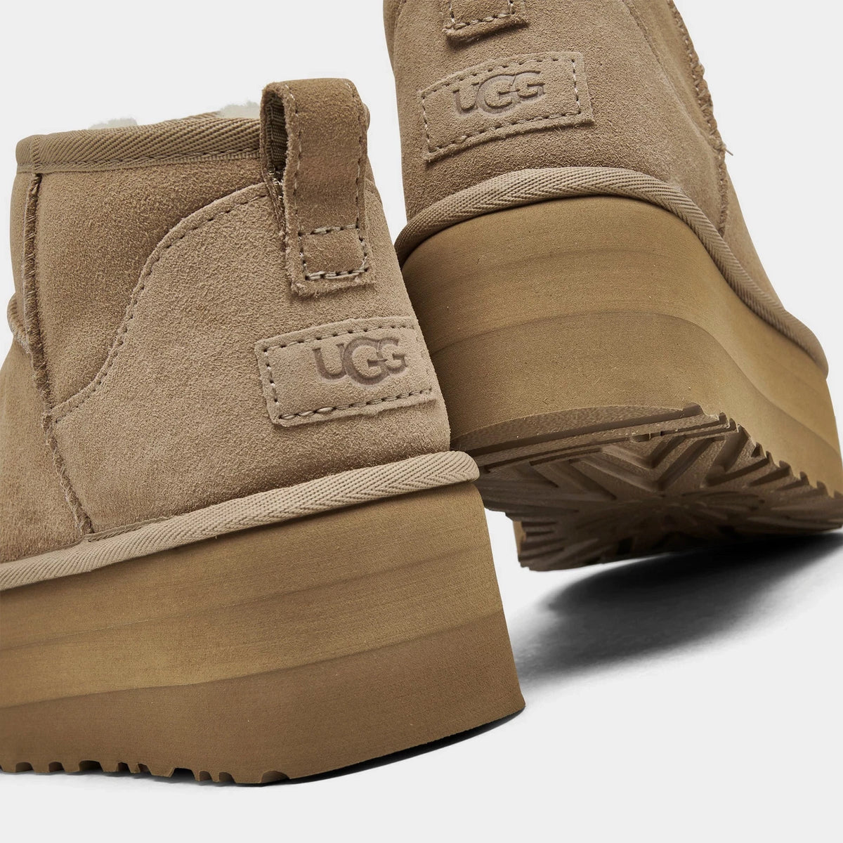 Women's Suede Platform Ankle Boots