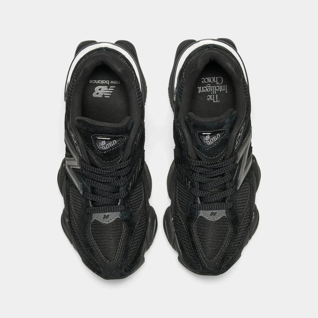 Women's Suede And Mesh Casual Sneakers - Black