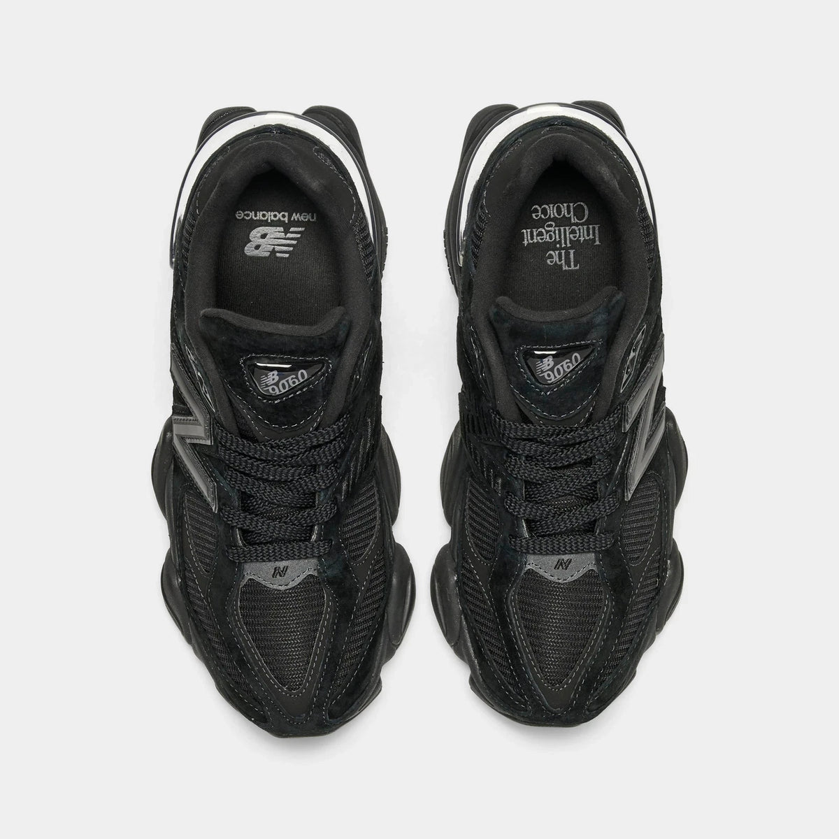 Women's Suede And Mesh Casual Sneakers - Black