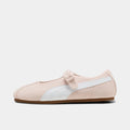 Women's Napped Leather Mary Jane Sneakers