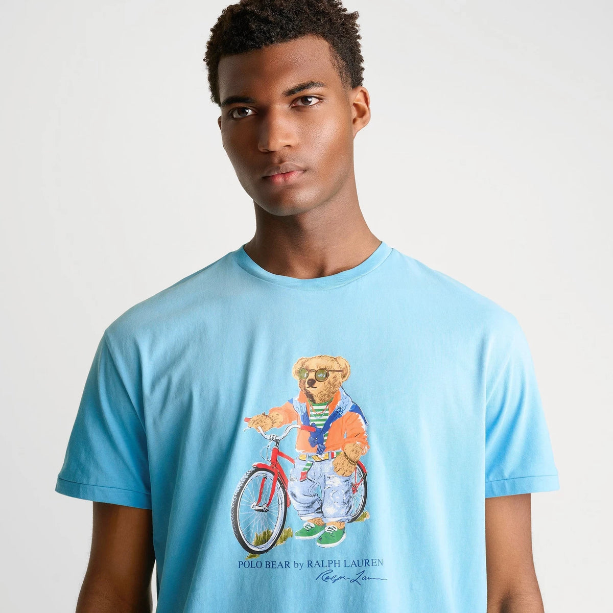 Men's Cotton Bear Graphic T-Shirt