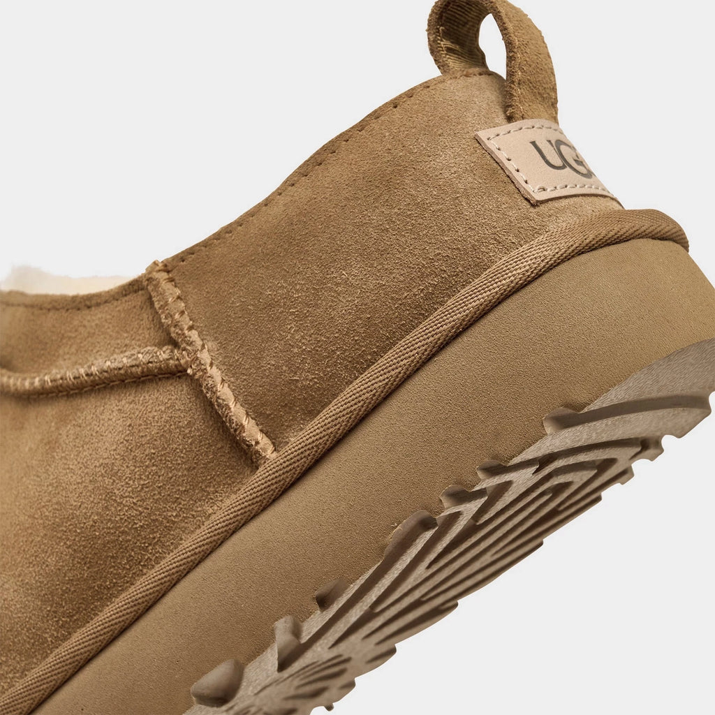 Women's Suede Micro Boots - Chestnut