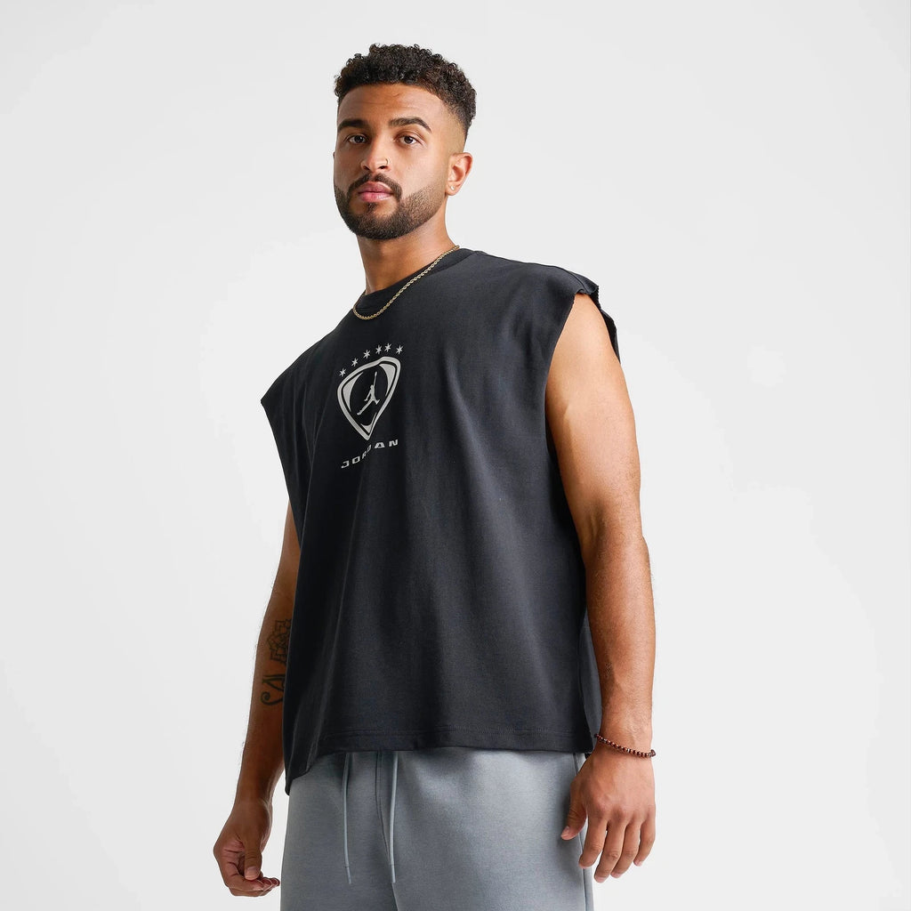 Men's Cotton Sleeveless Training Top