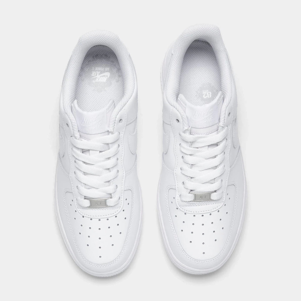 Women's Leather Low Top Sneaker - White