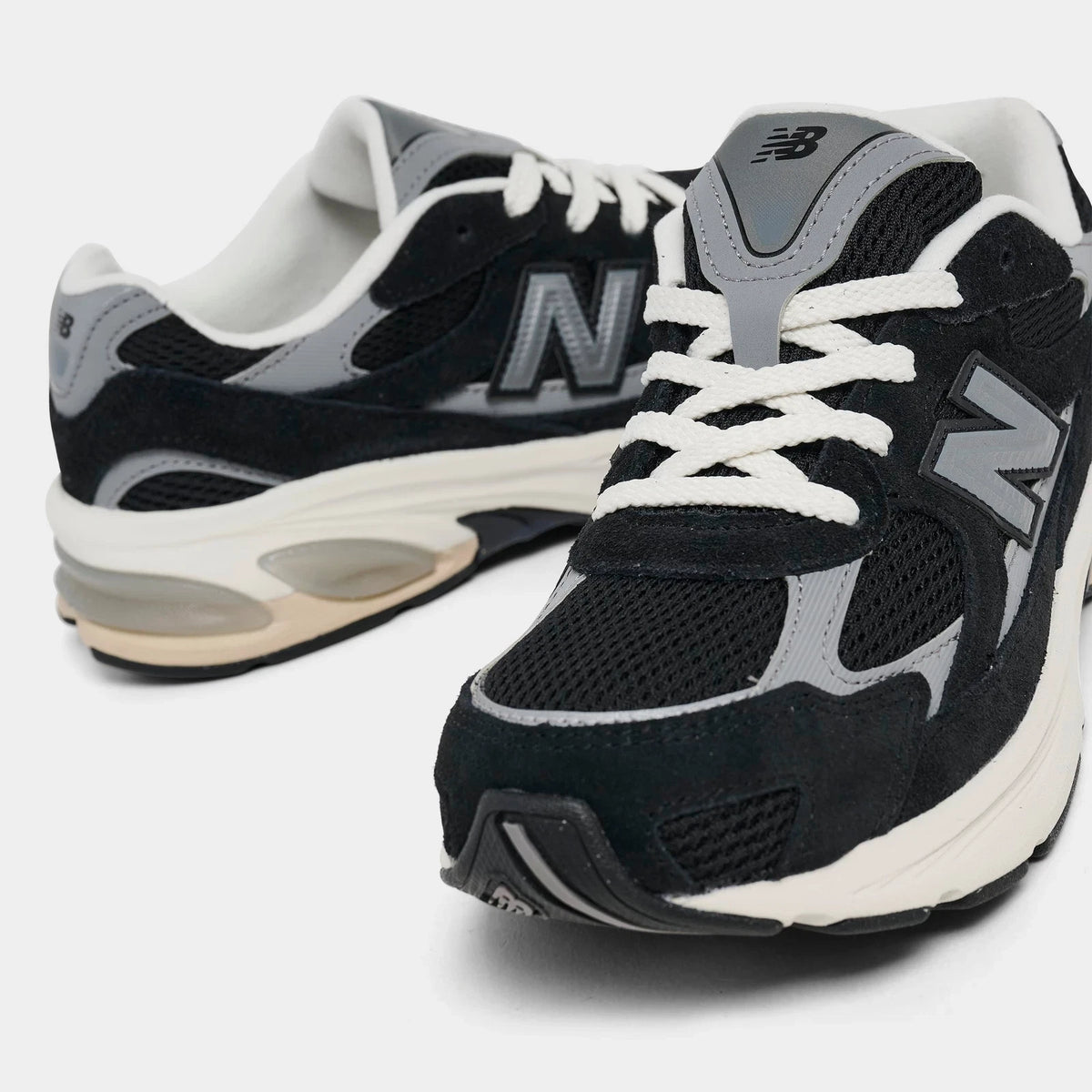 Kids' Mesh And Nubuck Casual Sneaker