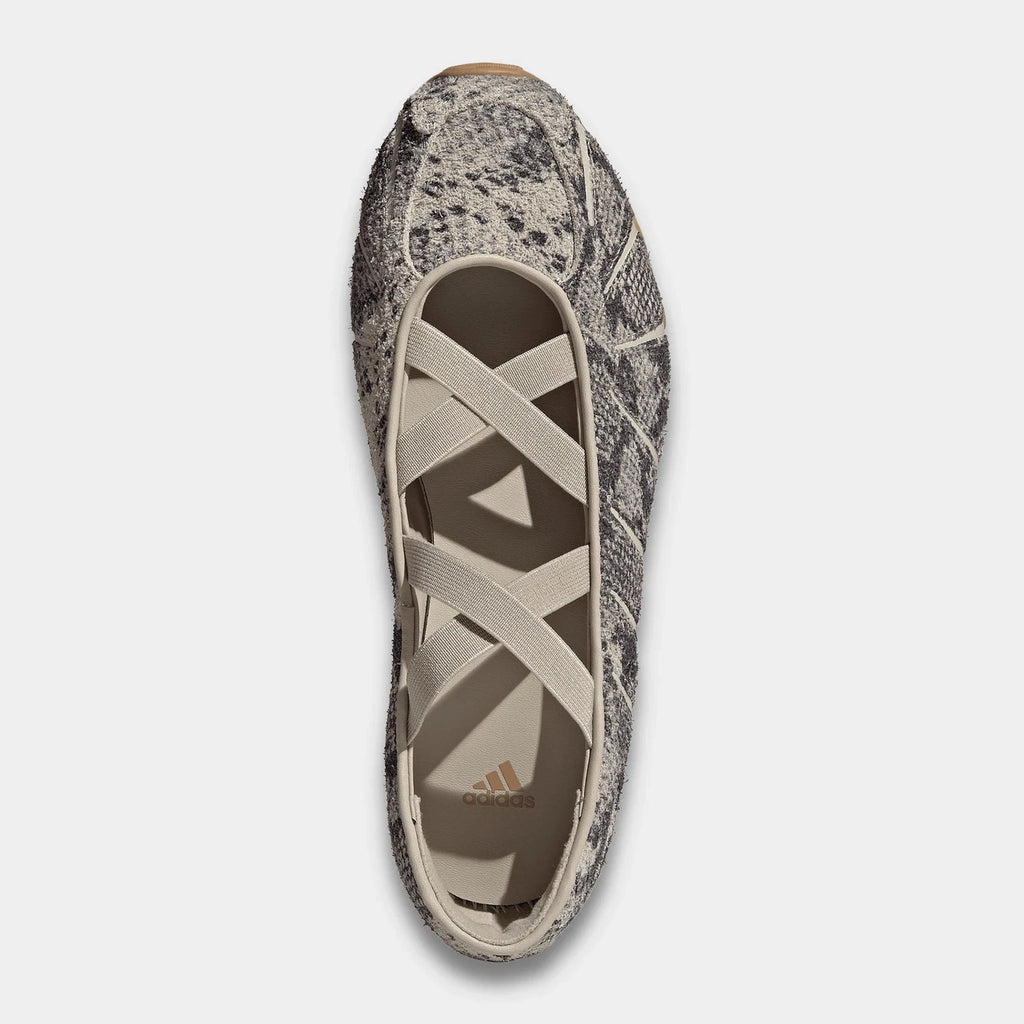 Women's Snakeskin-Embossed Ballet Sneakers