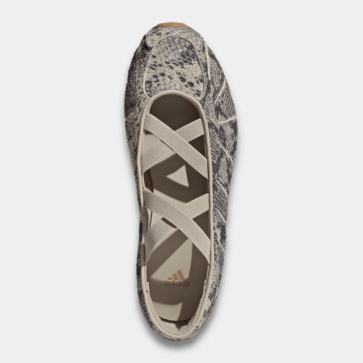 Women's Snakeskin-Embossed Ballet Sneakers