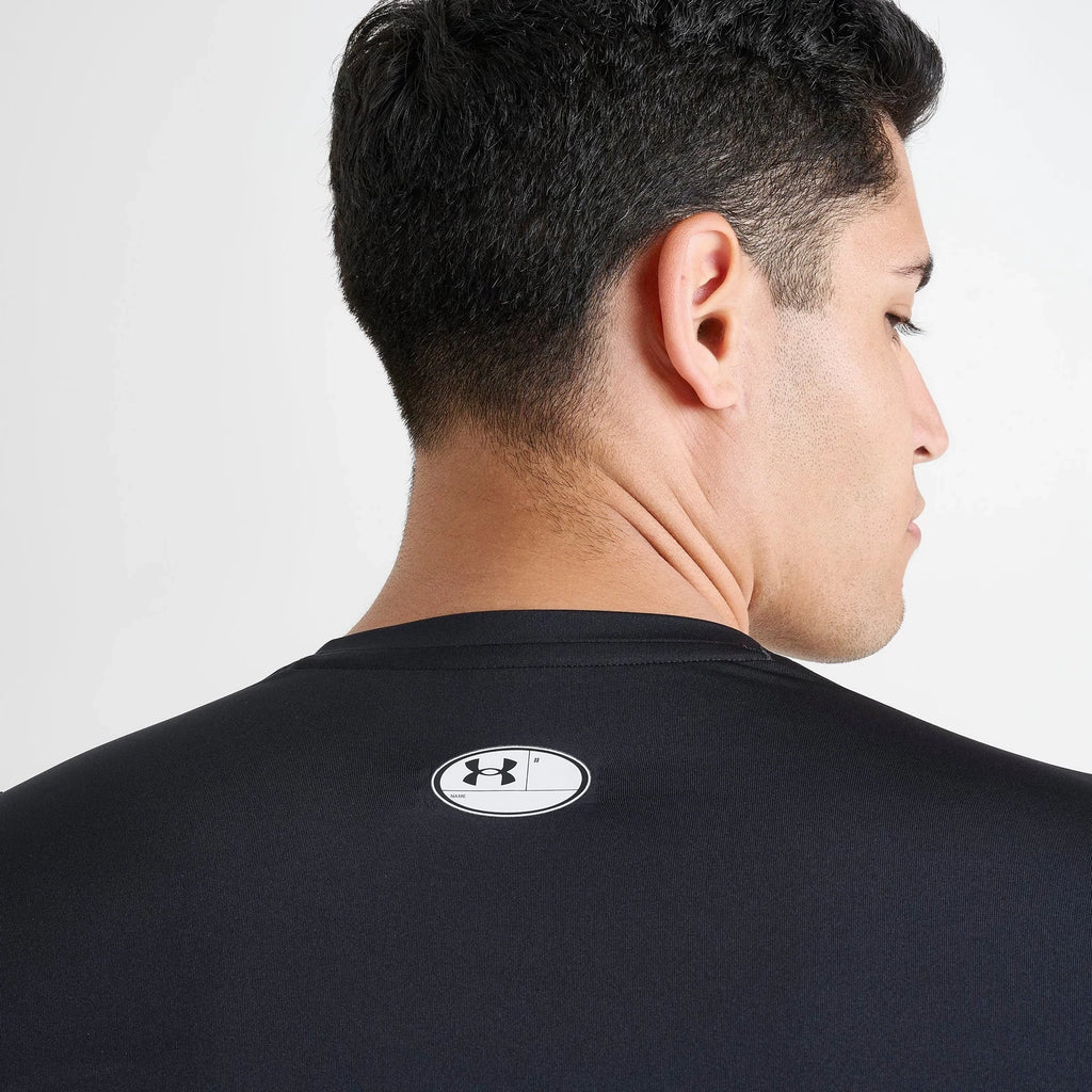 Men's Long-Sleeve Compression Training Top - Black