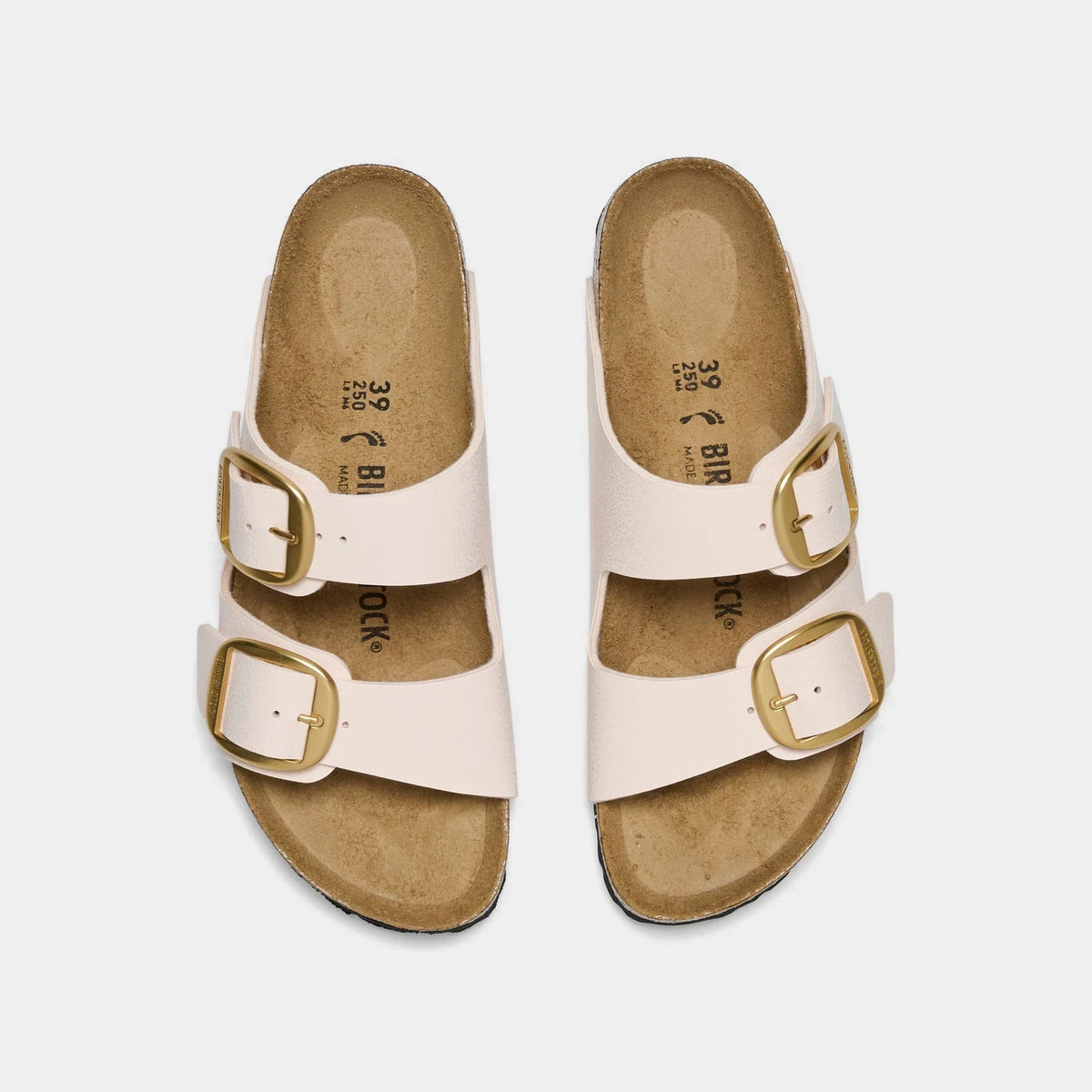 Women's Gold-Buckle Two-Strap Sandals