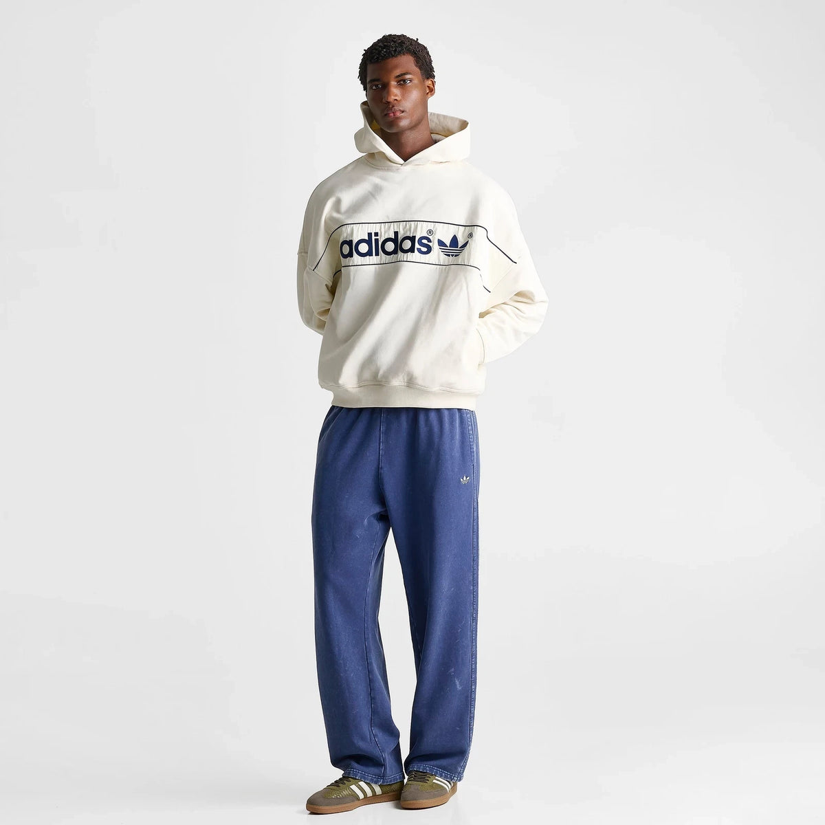 Men's Oversized Fleece Pullover Hoodie