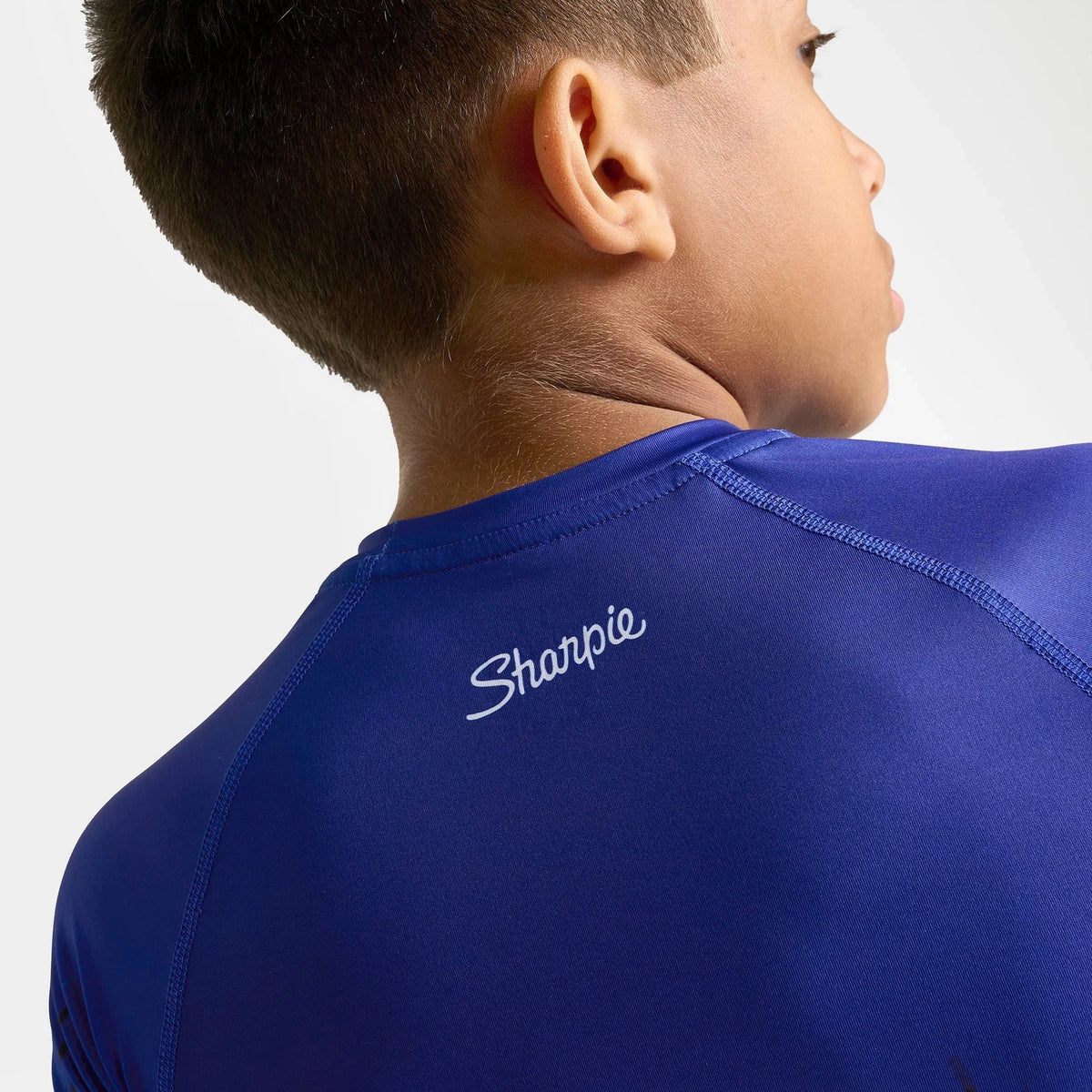 Kids' Flame Graphic Compression Training Top - Blue