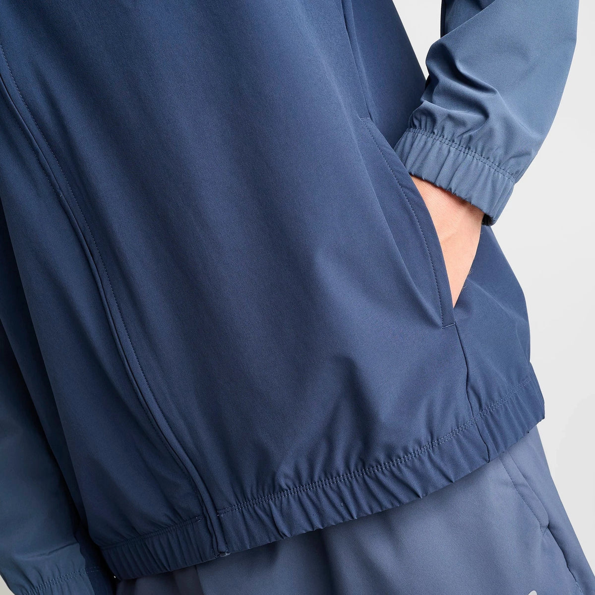 Men's Woven Full-Zip Hooded Jacket
