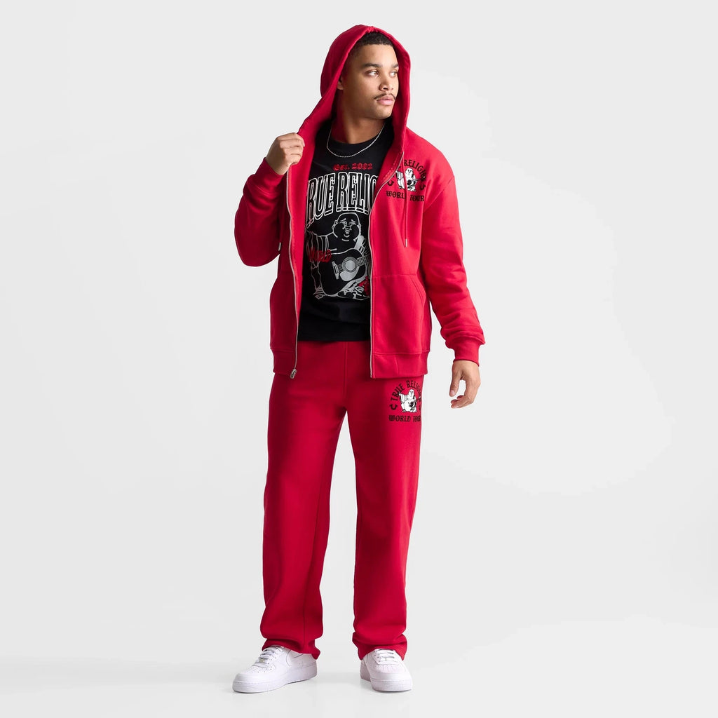 Men's Graphic Full-Zip Fleece Hoodie