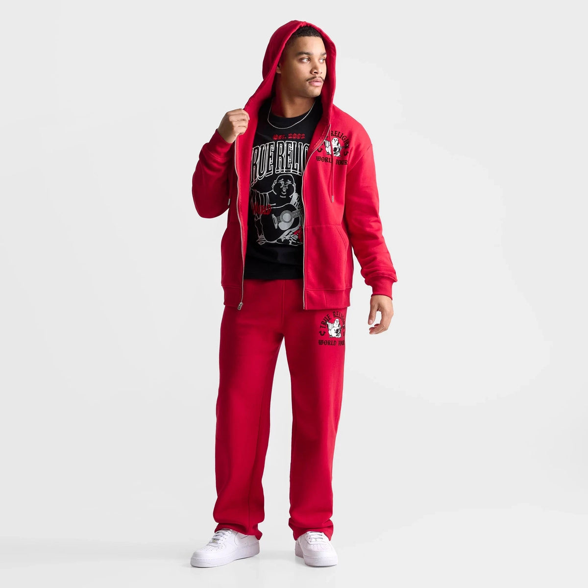 Men's Graphic Full-Zip Fleece Hoodie