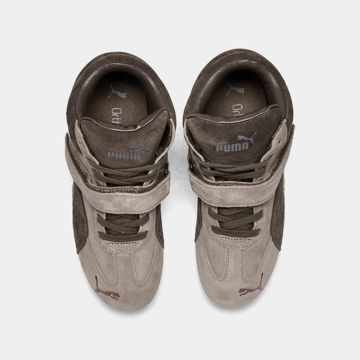 Women's Hidden Wedge Sneakers - Brown