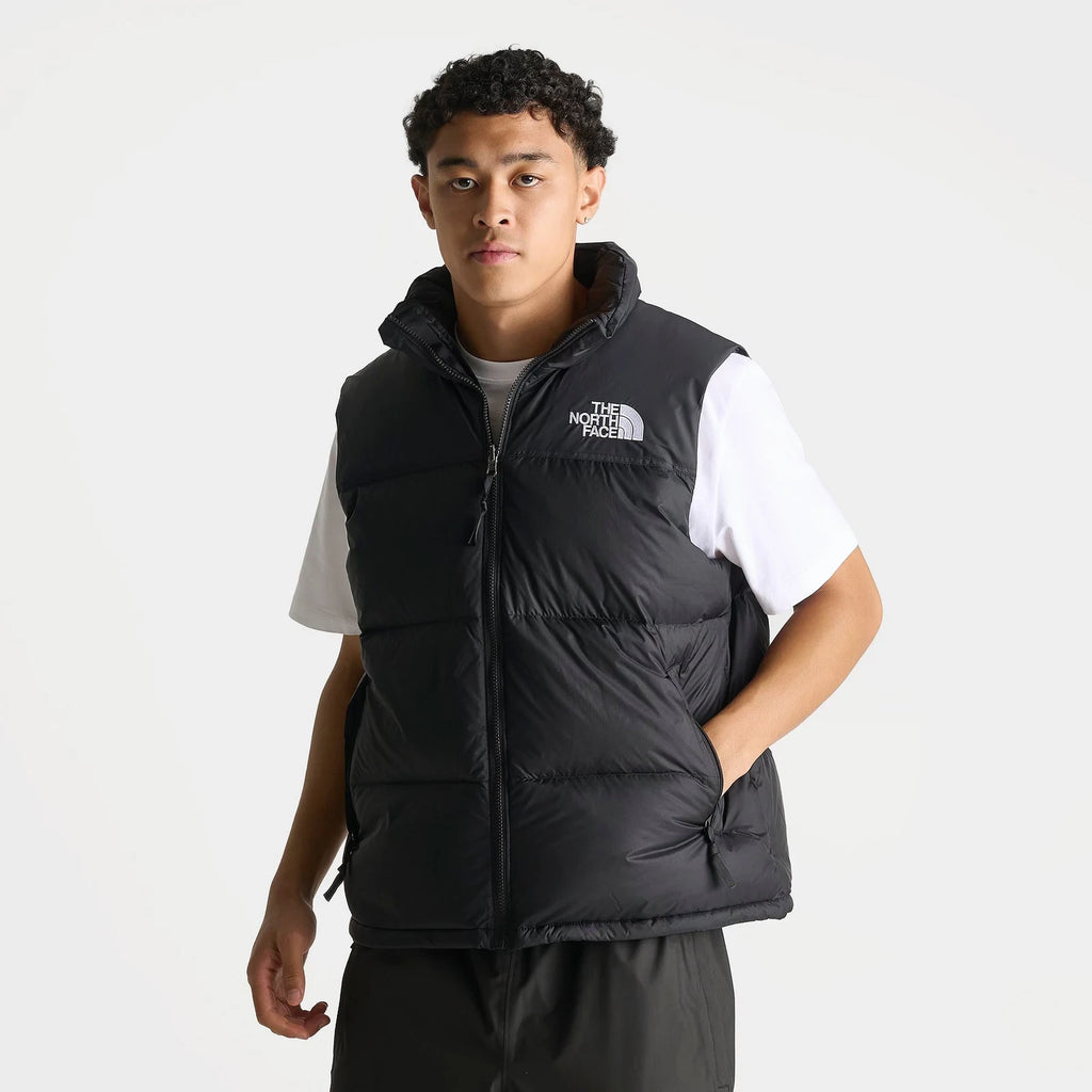 Men's Down Puffer Vest - Black