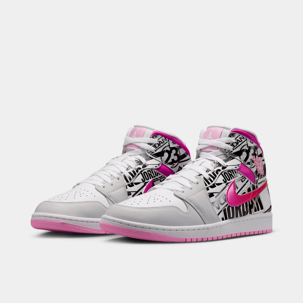 Men's Leather Mid Top Sneaker