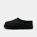 Men's Nubuck Backless Slippers - Black