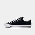 Men's Cushioned Canvas Low Top Sneakers - Black