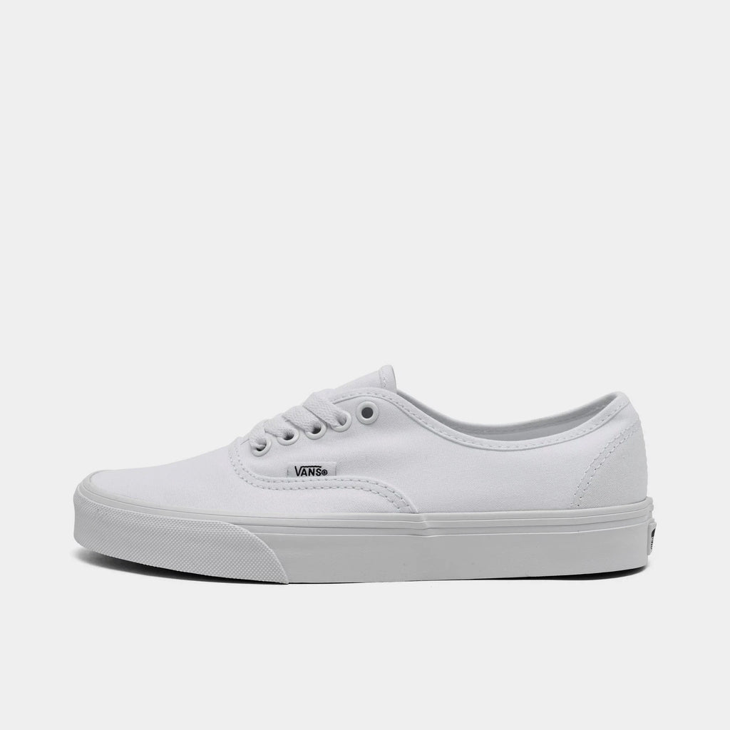 Canvas Low-Top Lace-Up Sneaker - White