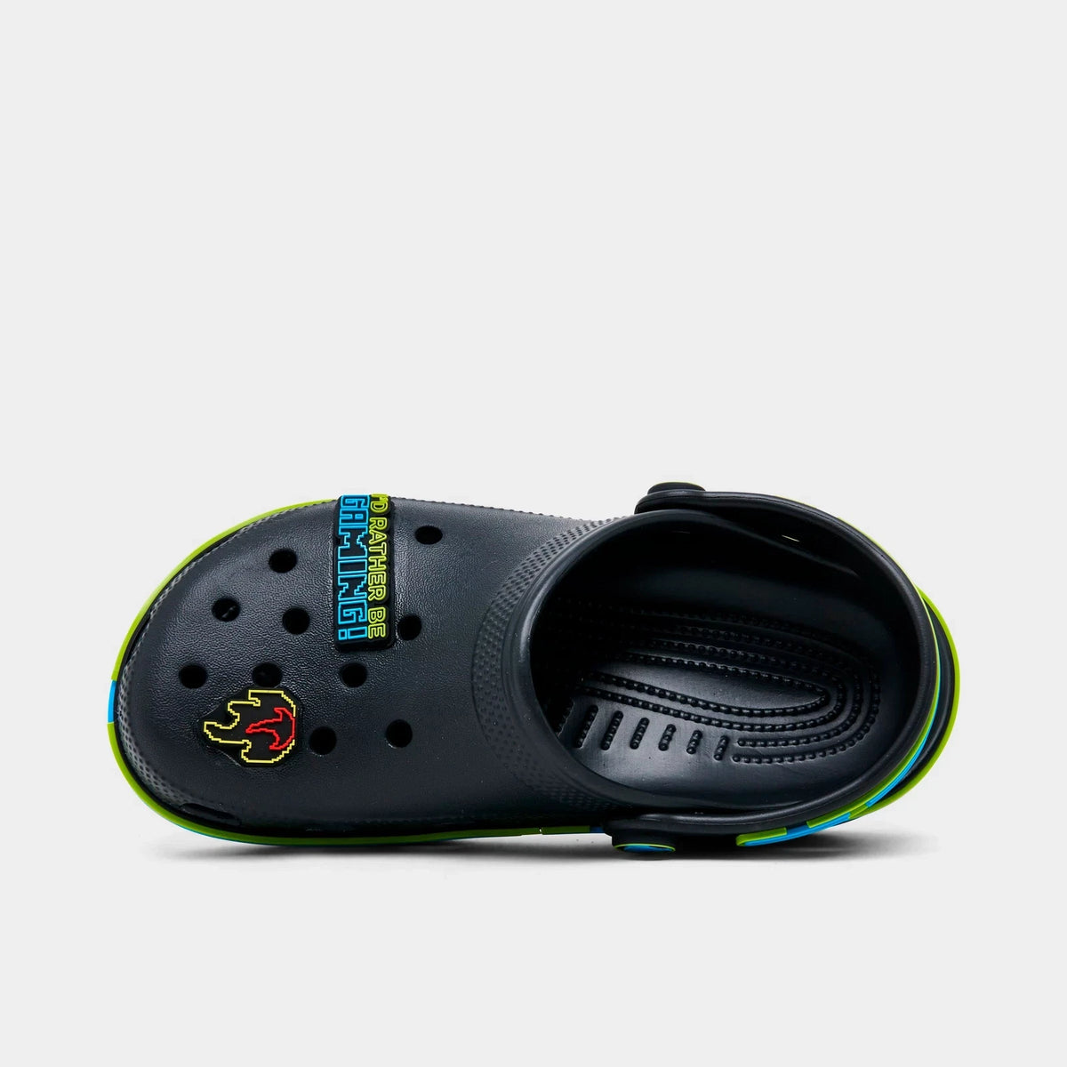 Kids' Glow Gaming Foam Clogs - Black