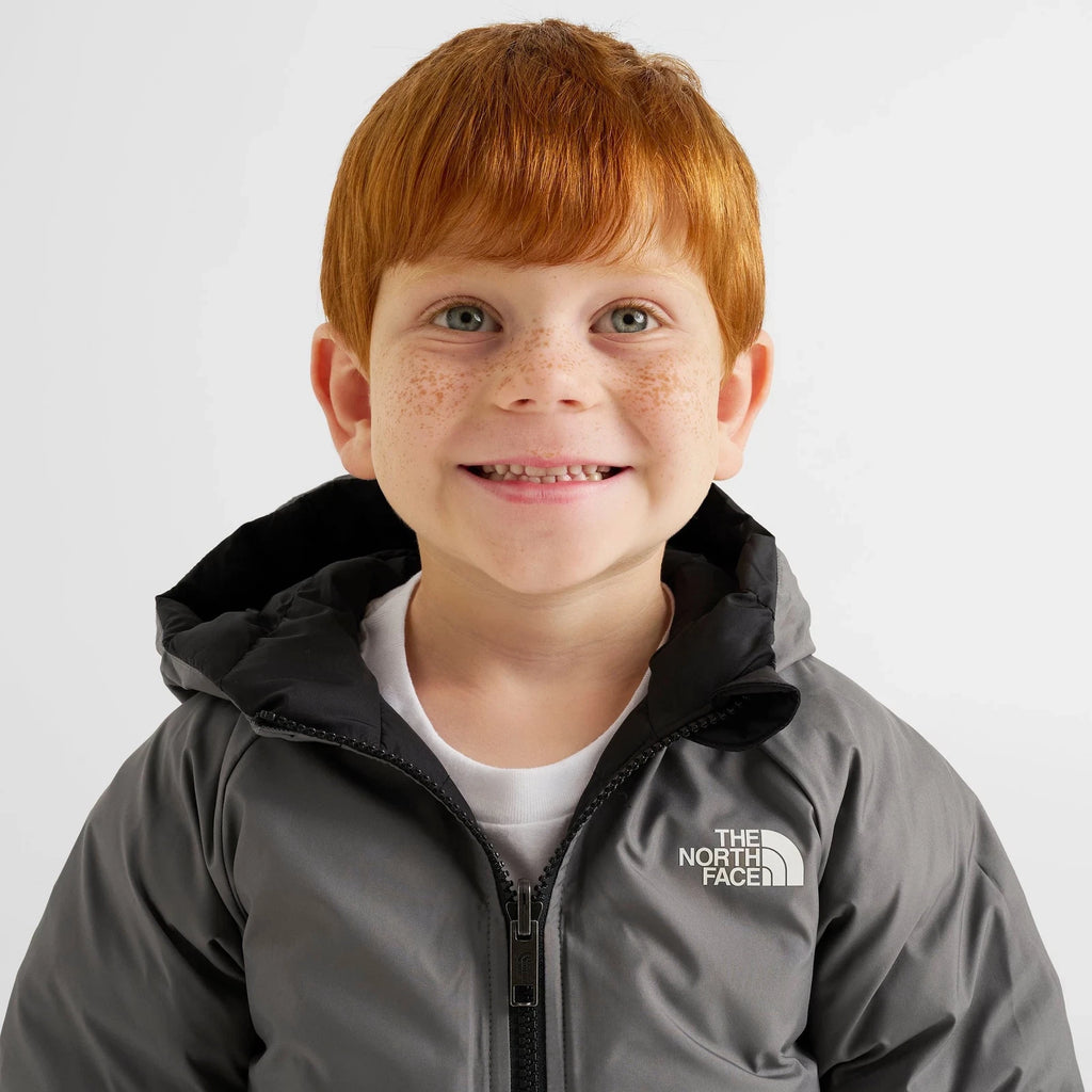 Toddler Reversible Hooded Jacket - Black