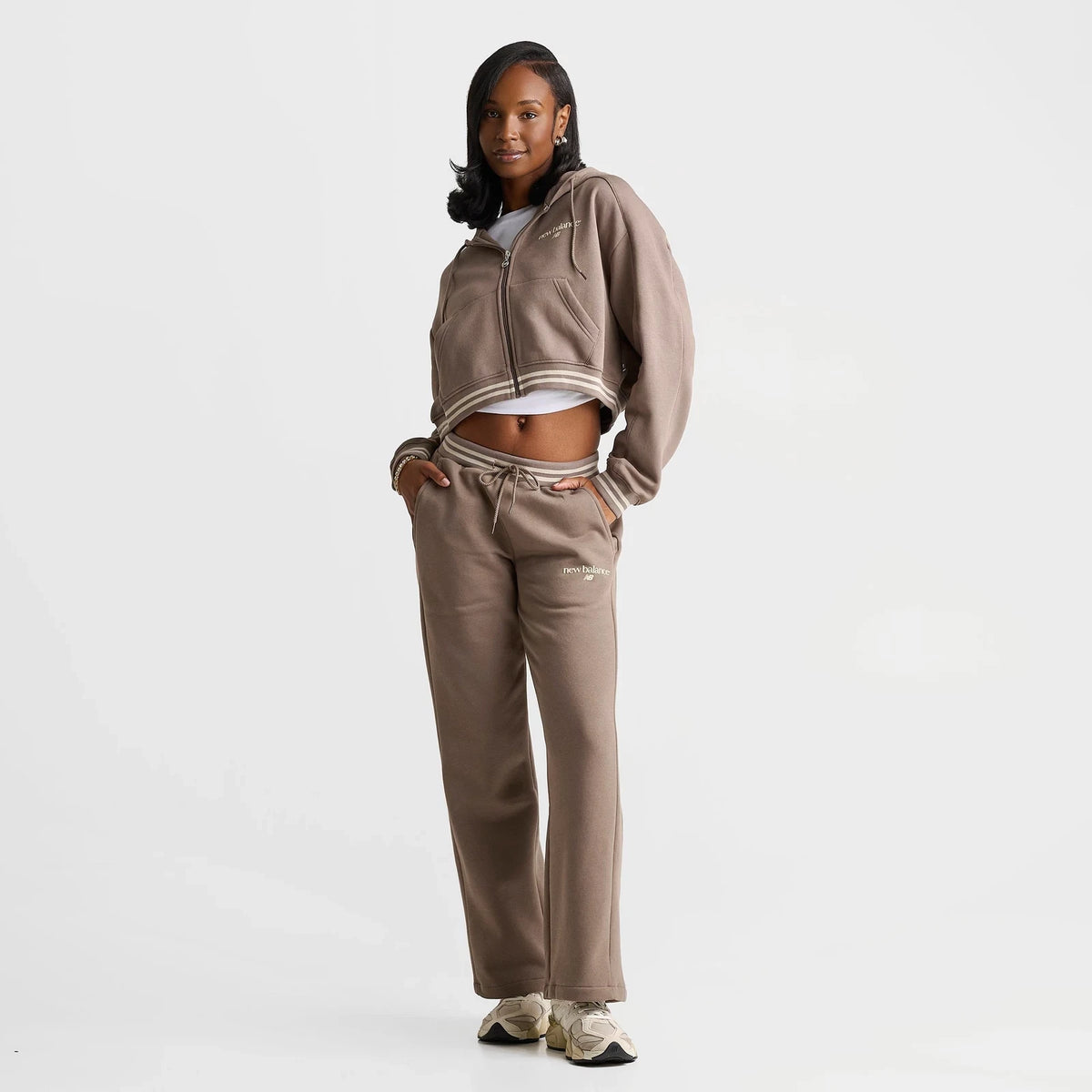 Women's Rib Wide-Leg Lounge Pants