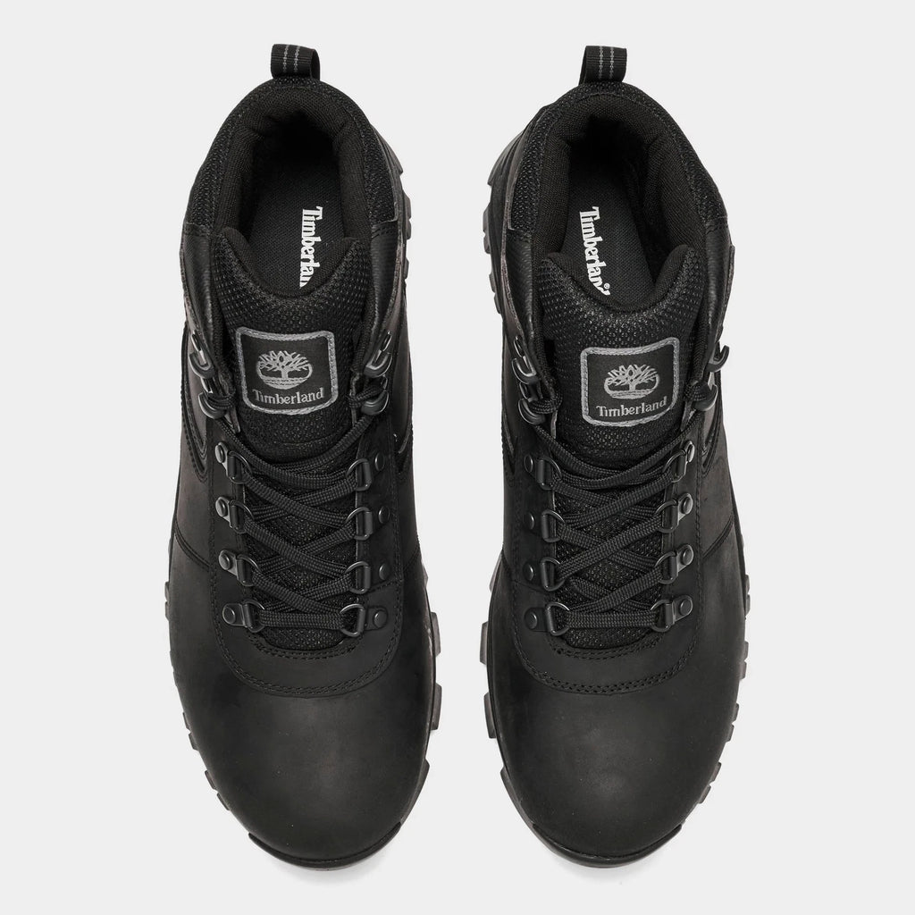Men's Mid Waterproof Hiking Boots - Black
