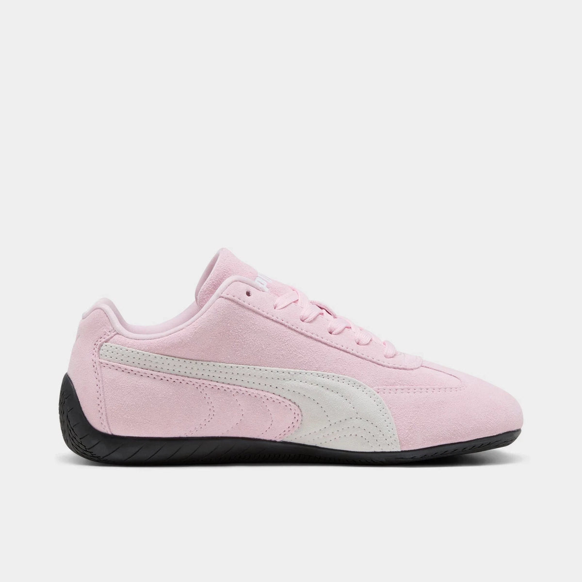 Women's Low-Profile Leather Sneakers - Pink