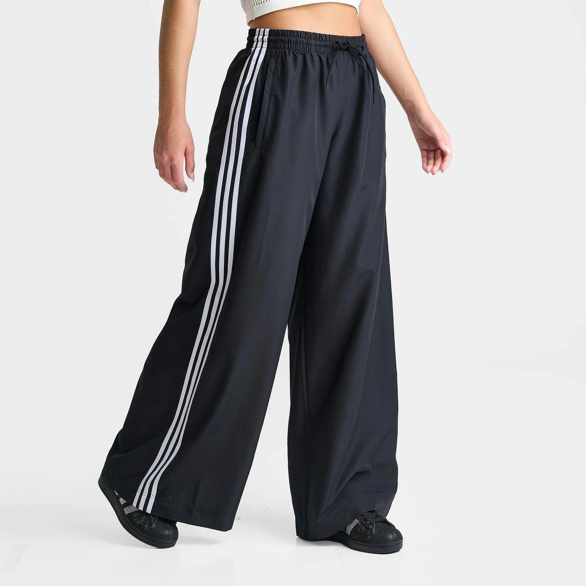Women's Recycled Woven Oversized Track Pants