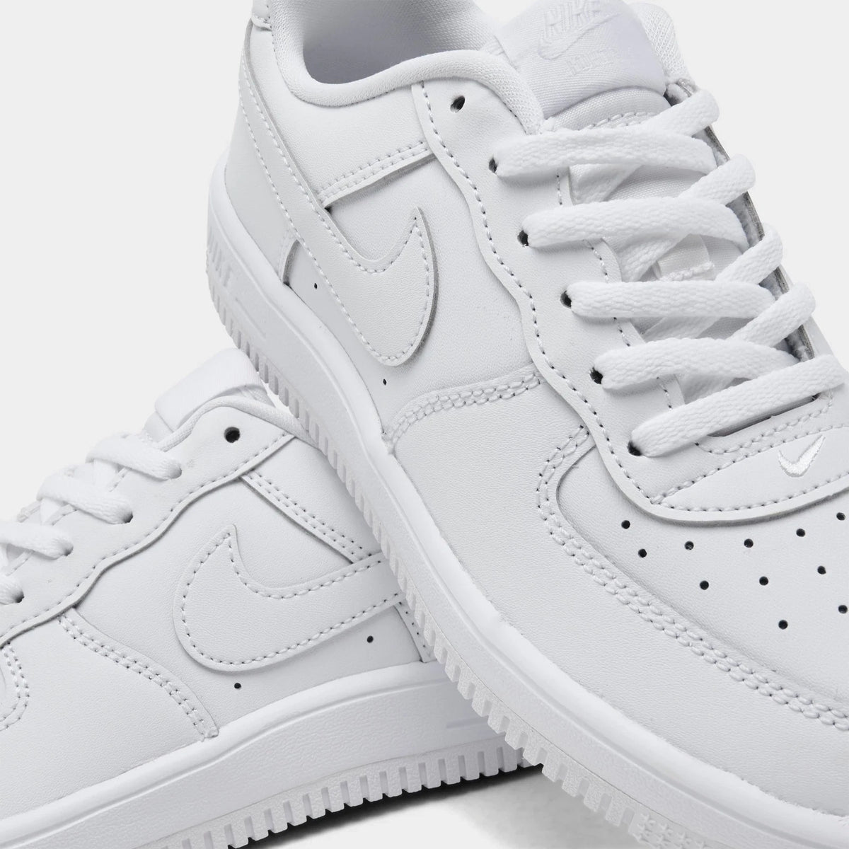 Little Kids' Leather Low-Top Sneakers - White