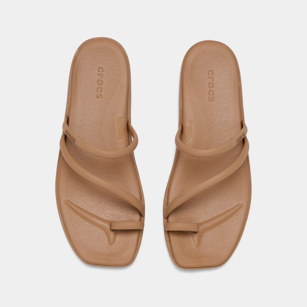 Square Toe Loop Sandal - Beige