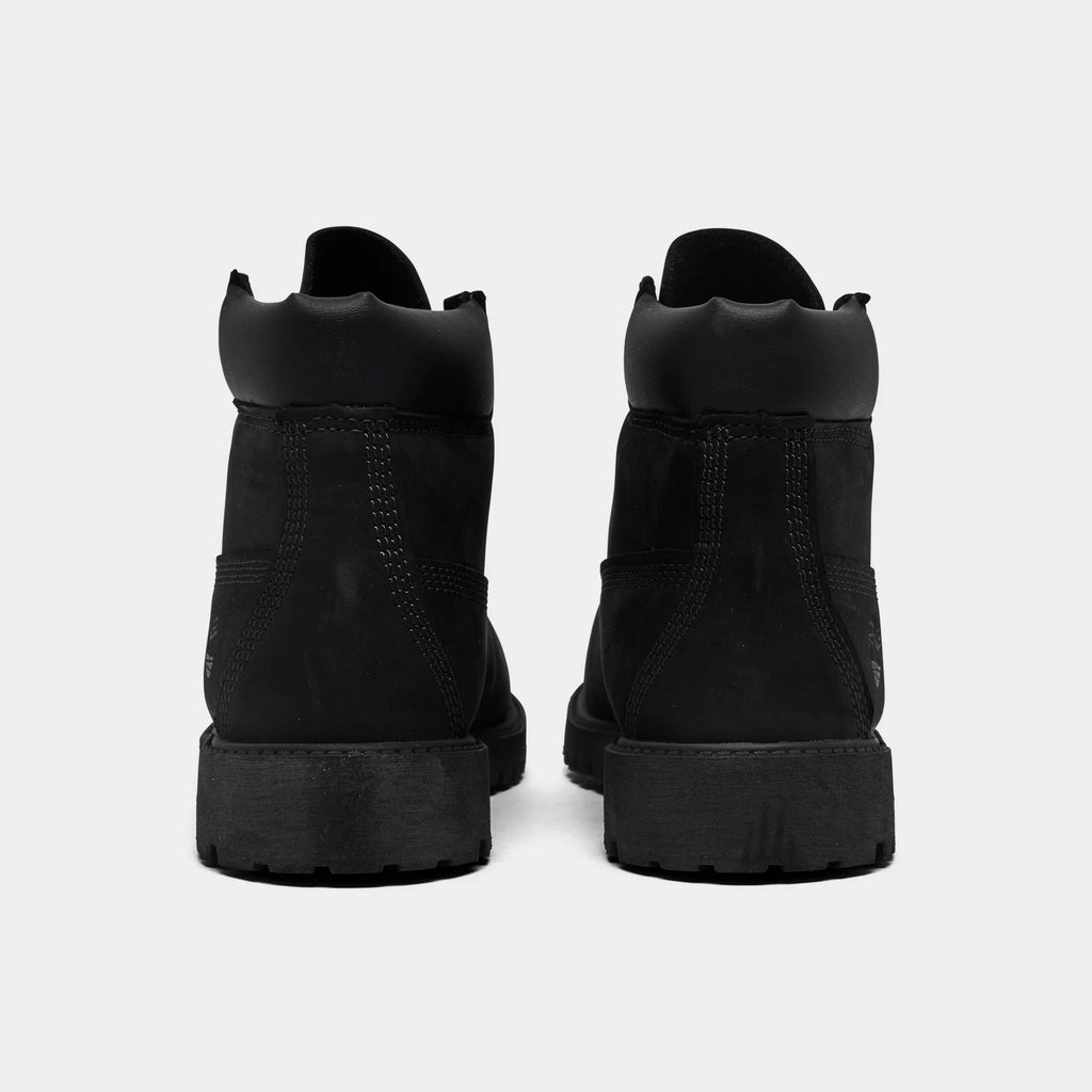 Little Kids' Waterproof Leather Boots - Black