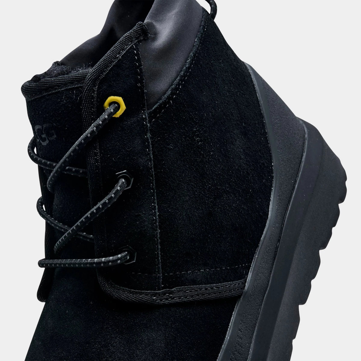 Men's Waterproof Suede Chukka Boots - Black