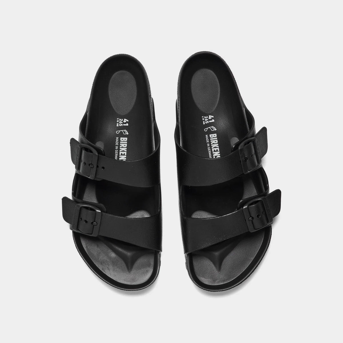 Men's Two-Strap EVA Sandals - Black