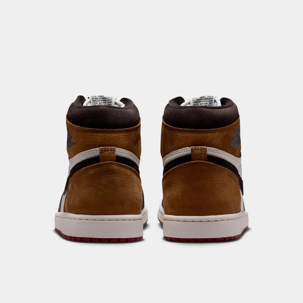 Men's Nubuck High-Top Casual Sneakers