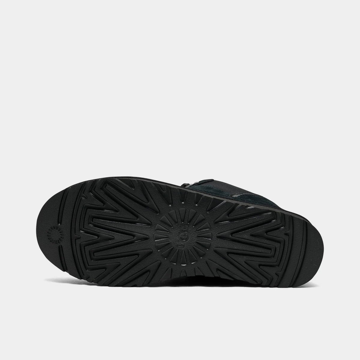 Men's Suede And Mesh Sneakers - Black