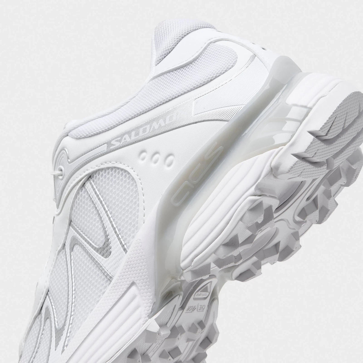 Mesh Trail-Inspired Sneaker - White