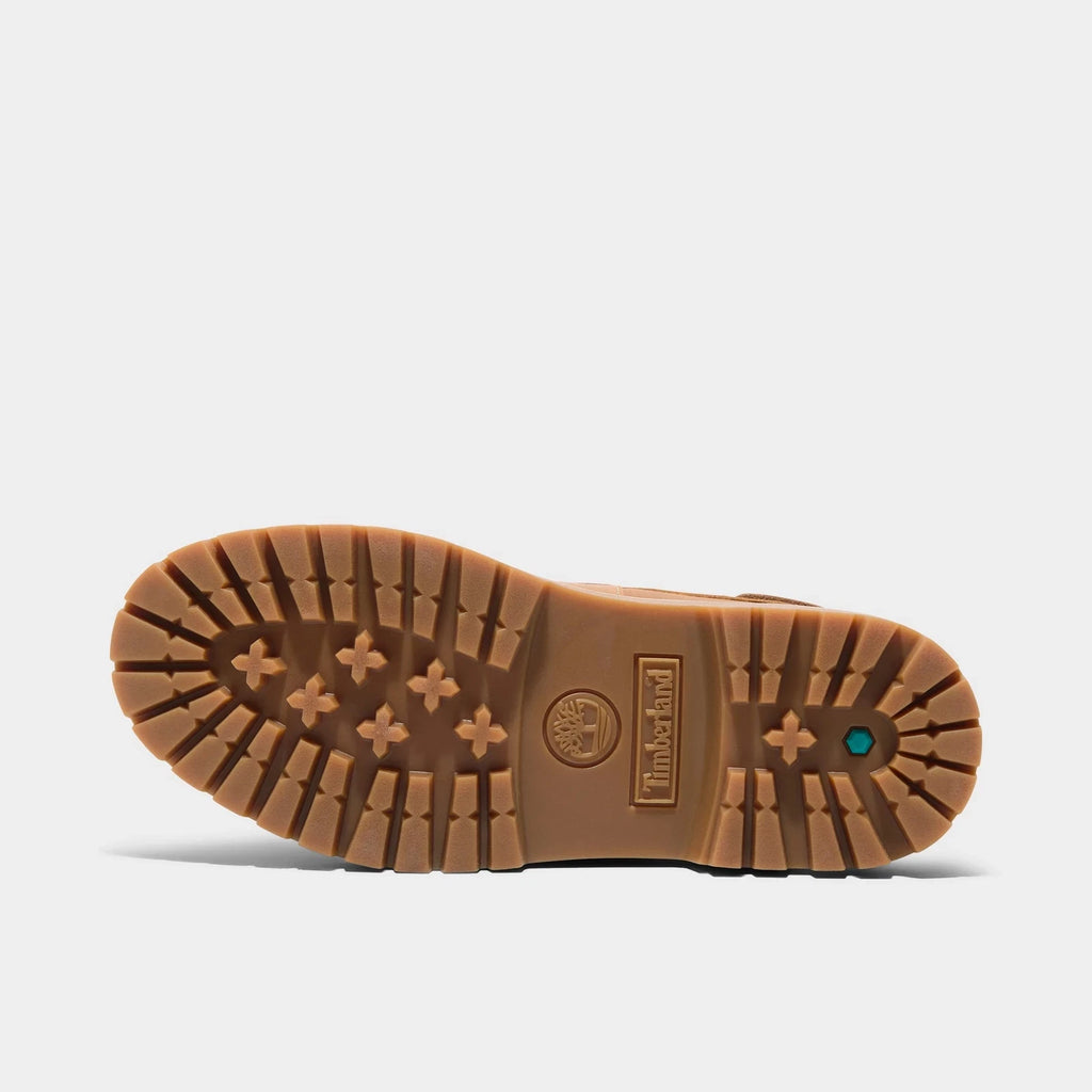 Women's Platform Kiltie Leather Boots - Wheat